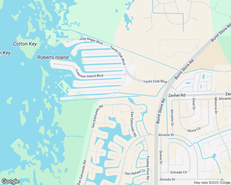 map of restaurants, bars, coffee shops, grocery stores, and more near 24339 Blackbeard Boulevard in Punta Gorda