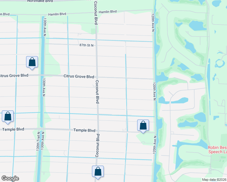 map of restaurants, bars, coffee shops, grocery stores, and more near 12366 83rd Lane North in West Palm Beach