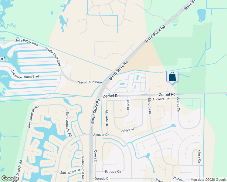 map of restaurants, bars, coffee shops, grocery stores, and more near 216 Hollybrook Court in Punta Gorda