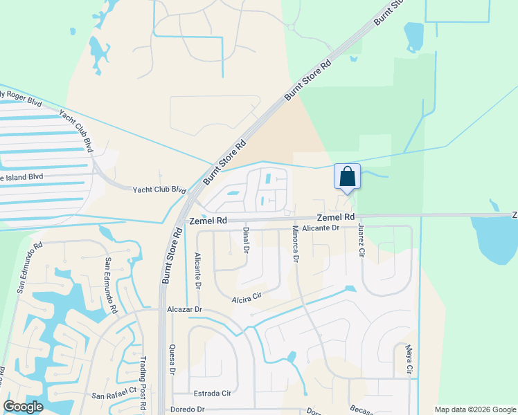 map of restaurants, bars, coffee shops, grocery stores, and more near 146 Mayfair Road in Punta Gorda