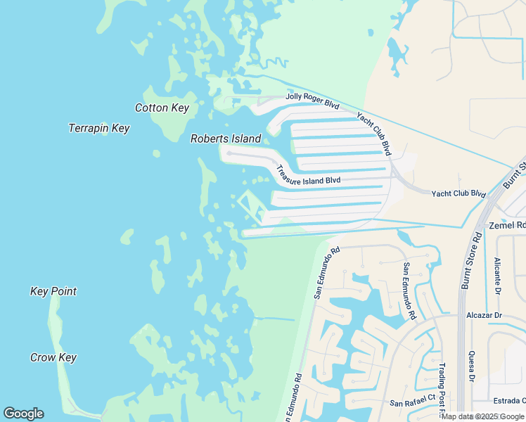 map of restaurants, bars, coffee shops, grocery stores, and more near 24138 Blackbeard Boulevard in Punta Gorda