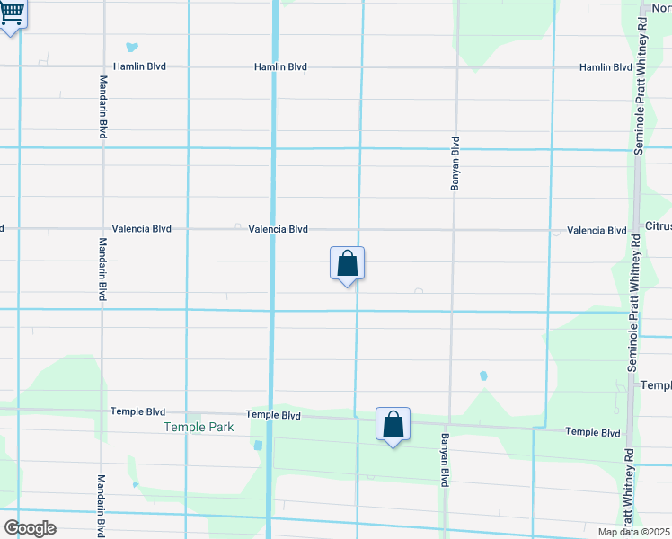 map of restaurants, bars, coffee shops, grocery stores, and more near 16820 84th Court North in Loxahatchee