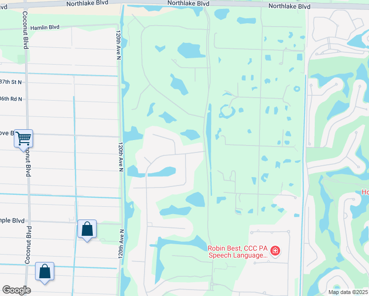 map of restaurants, bars, coffee shops, grocery stores, and more near 8331 Woodsmuir Drive in West Palm Beach