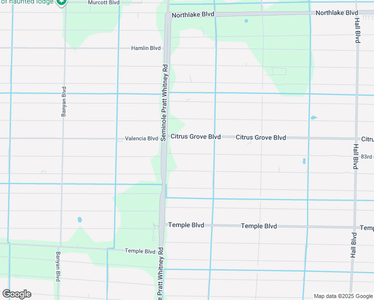 map of restaurants, bars, coffee shops, grocery stores, and more near 15845 83rd Lane North in Loxahatchee