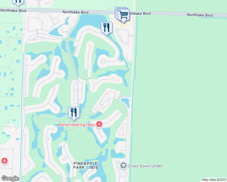 map of restaurants, bars, coffee shops, grocery stores, and more near 8397 Quail Meadow Way in West Palm Beach
