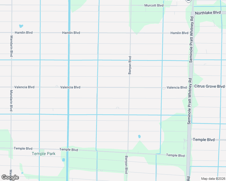map of restaurants, bars, coffee shops, grocery stores, and more near 16628 Valencia Boulevard in The Acreage