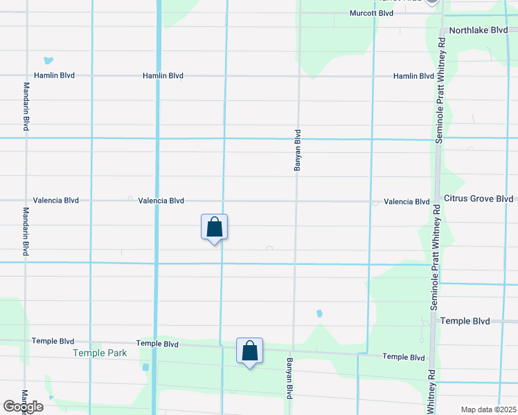 map of restaurants, bars, coffee shops, grocery stores, and more near 16664 Valencia Boulevard in Loxahatchee