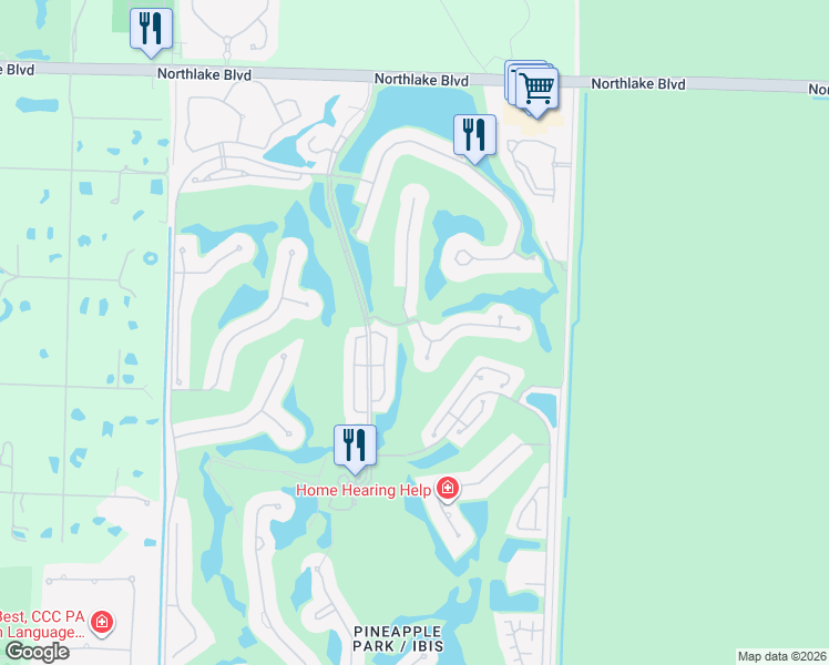 map of restaurants, bars, coffee shops, grocery stores, and more near 8628 Falcon Green Drive in West Palm Beach