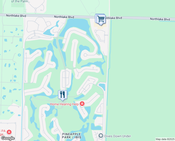 map of restaurants, bars, coffee shops, grocery stores, and more near 10295 Osprey Trce in West Palm Beach