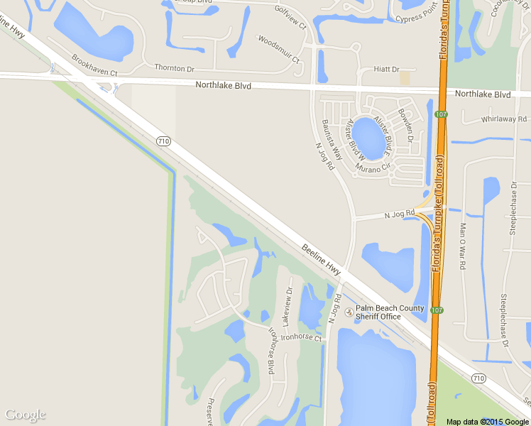 map of restaurants, bars, coffee shops, grocery stores, and more near Highway 710 in West Palm Beach