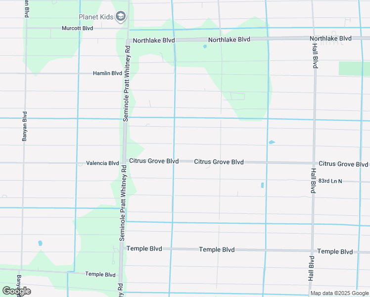 map of restaurants, bars, coffee shops, grocery stores, and more near 15694 85th Road North in Loxahatchee