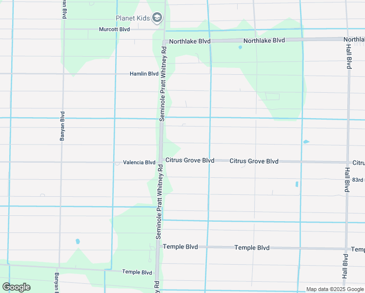 map of restaurants, bars, coffee shops, grocery stores, and more near 15848 85th Road North in Loxahatchee
