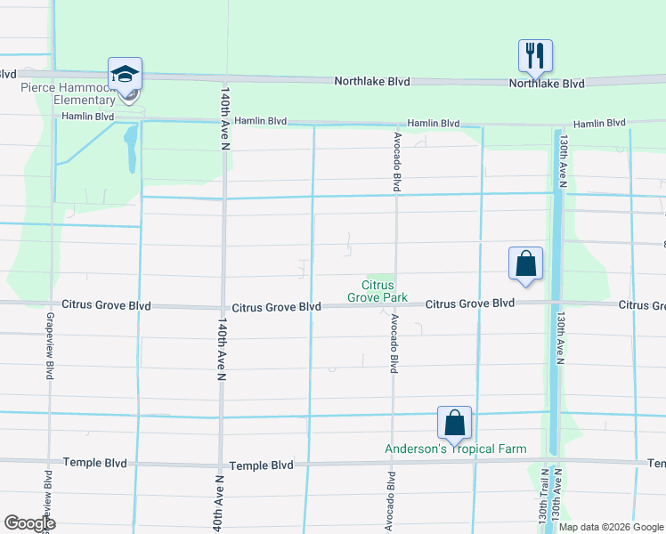 map of restaurants, bars, coffee shops, grocery stores, and more near 13675 85th Road North in West Palm Beach