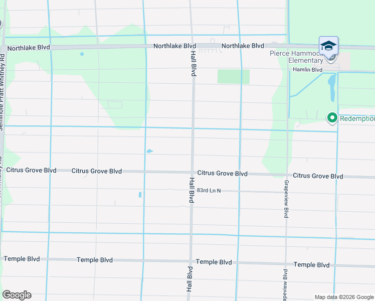 map of restaurants, bars, coffee shops, grocery stores, and more near 15088 85th Road North in Loxahatchee