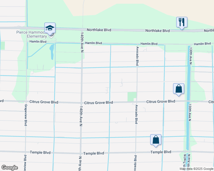 map of restaurants, bars, coffee shops, grocery stores, and more near 13759 86th Road North in West Palm Beach