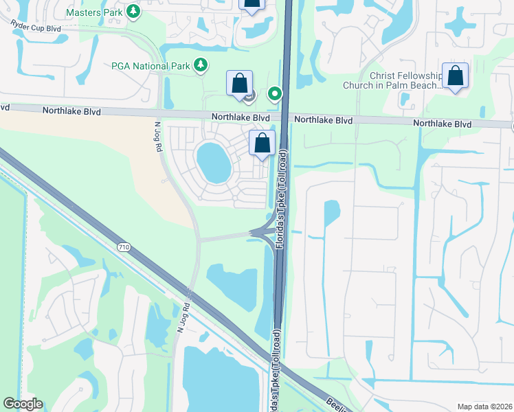 map of restaurants, bars, coffee shops, grocery stores, and more near 8054 Murano Circle in Palm Beach Gardens