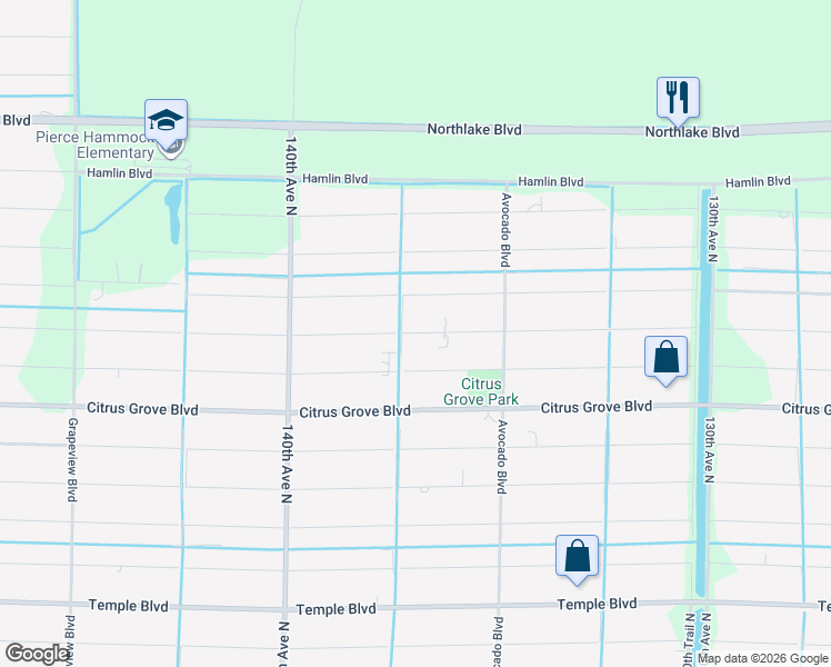 map of restaurants, bars, coffee shops, grocery stores, and more near 13677 86th Road North in West Palm Beach