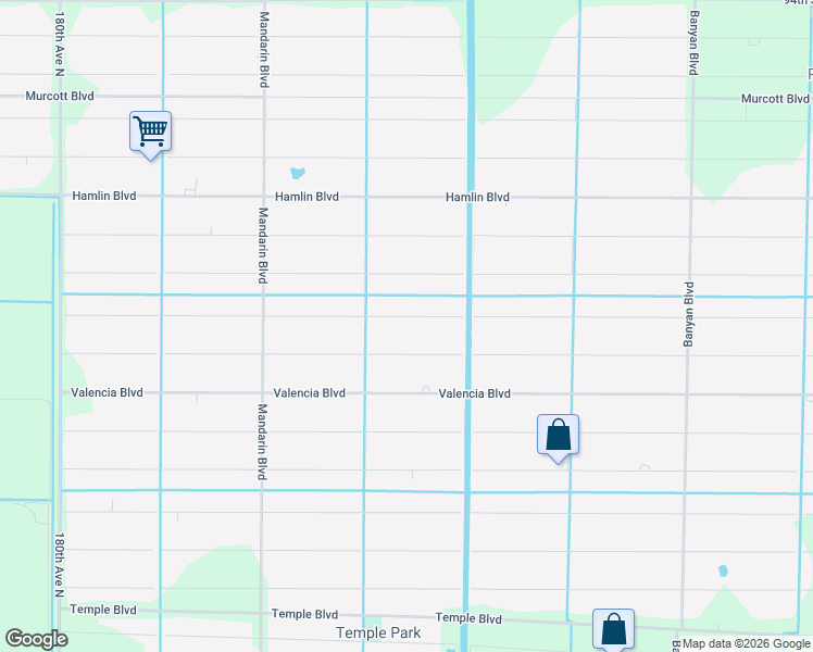 map of restaurants, bars, coffee shops, grocery stores, and more near 17104 87th Lane North in Loxahatchee