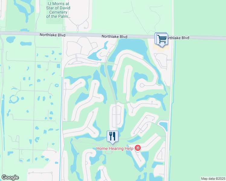 map of restaurants, bars, coffee shops, grocery stores, and more near 8706 Ibis Boulevard in West Palm Beach
