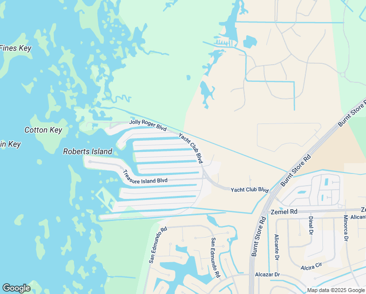 map of restaurants, bars, coffee shops, grocery stores, and more near 24331 Captain Kidd Boulevard in Punta Gorda
