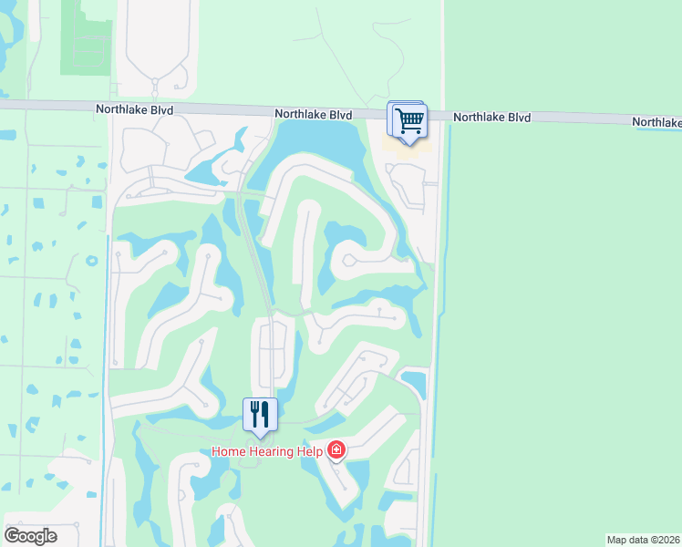 map of restaurants, bars, coffee shops, grocery stores, and more near 9046 Lakes Boulevard in West Palm Beach