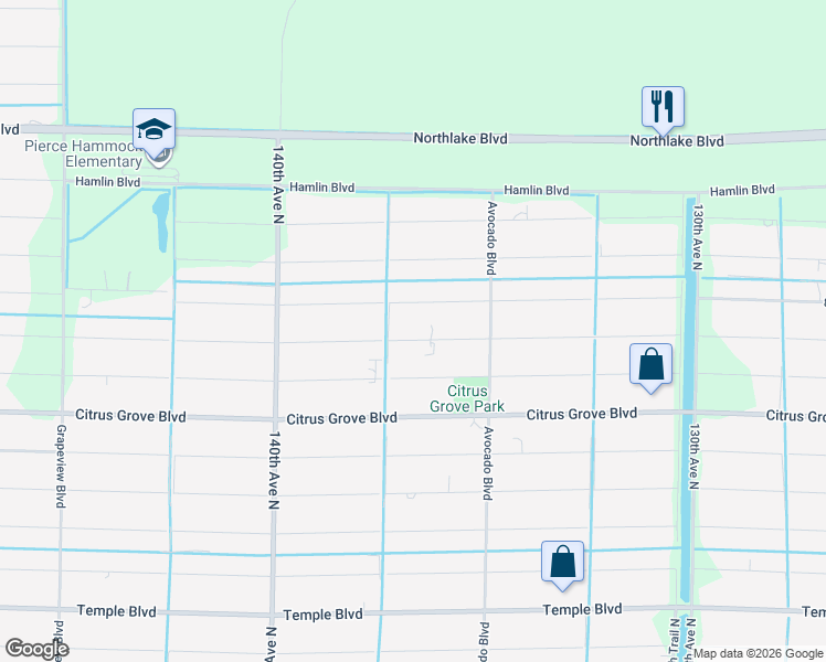 map of restaurants, bars, coffee shops, grocery stores, and more near 13677 86th Road North in West Palm Beach