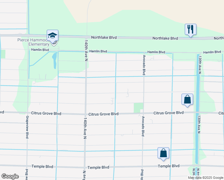 map of restaurants, bars, coffee shops, grocery stores, and more near 13759 86th Road North in West Palm Beach