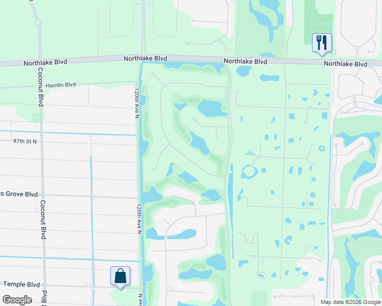 map of restaurants, bars, coffee shops, grocery stores, and more near 8668 Marlamoor Lane in Palm Beach Gardens