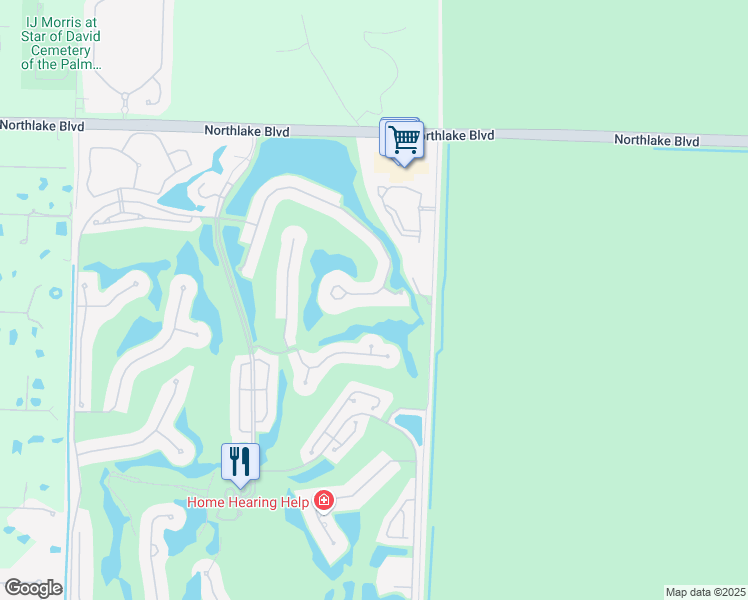 map of restaurants, bars, coffee shops, grocery stores, and more near 9062 Lakes Boulevard in West Palm Beach