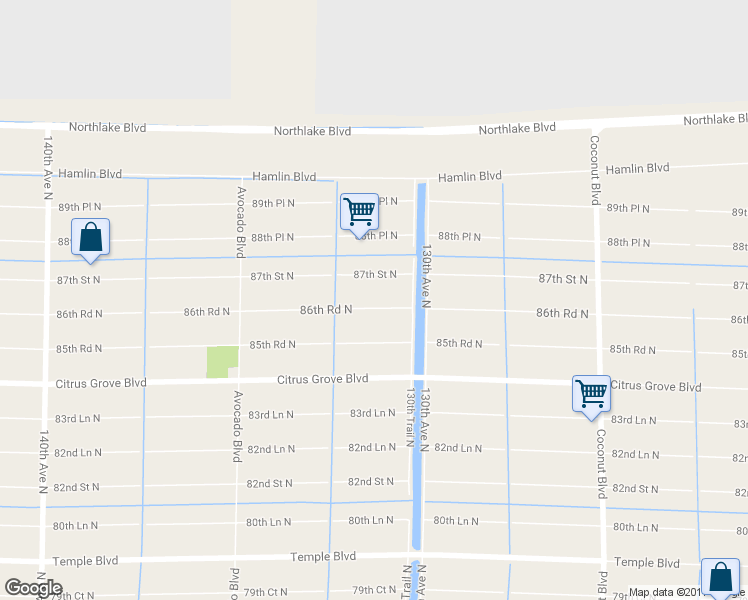 map of restaurants, bars, coffee shops, grocery stores, and more near 13133 86th Road North in West Palm Beach