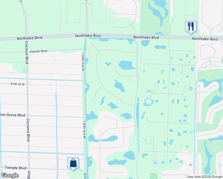 map of restaurants, bars, coffee shops, grocery stores, and more near 8678 Marlamoor Lane in West Palm Beach
