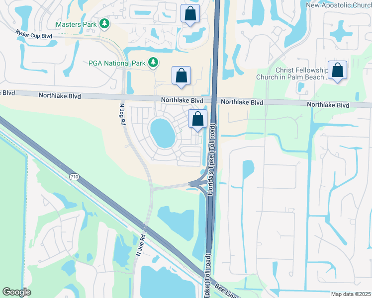 map of restaurants, bars, coffee shops, grocery stores, and more near 9103 Ducale Way in Palm Beach Gardens
