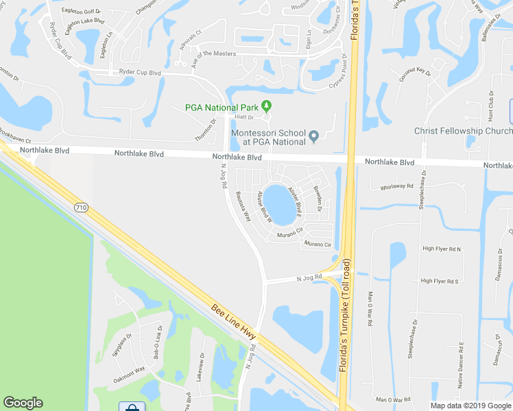 map of restaurants, bars, coffee shops, grocery stores, and more near 8439 Alister Boulevard West in Palm Beach Gardens