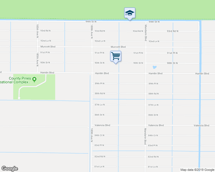 map of restaurants, bars, coffee shops, grocery stores, and more near 17856 89th Place North in Loxahatchee