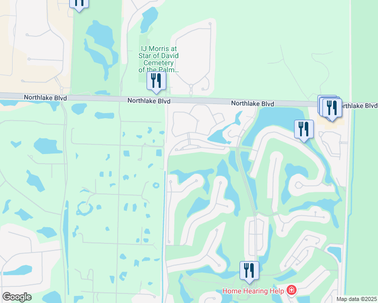 map of restaurants, bars, coffee shops, grocery stores, and more near 10757 Waterford Place in West Palm Beach