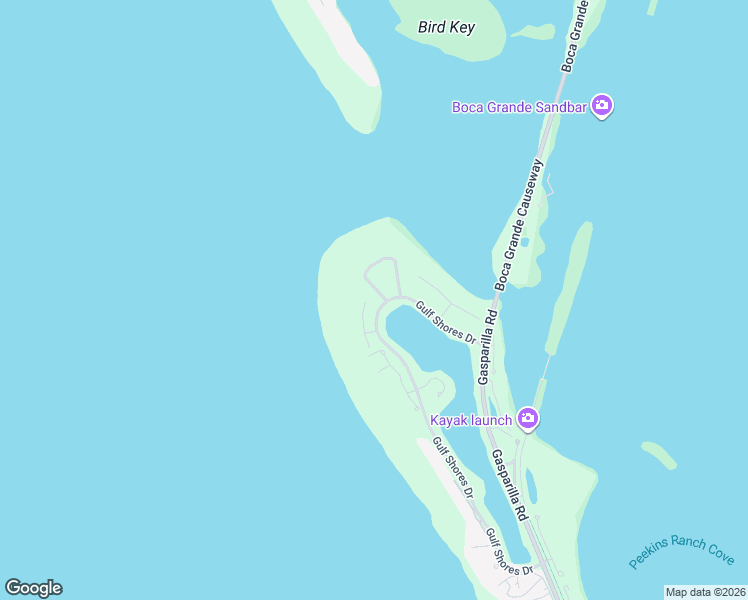 map of restaurants, bars, coffee shops, grocery stores, and more near 16250 Sunset Pines Circle in Boca Grande