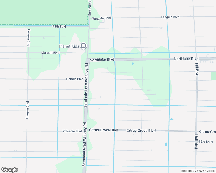 map of restaurants, bars, coffee shops, grocery stores, and more near 15772 88th Place North in Loxahatchee