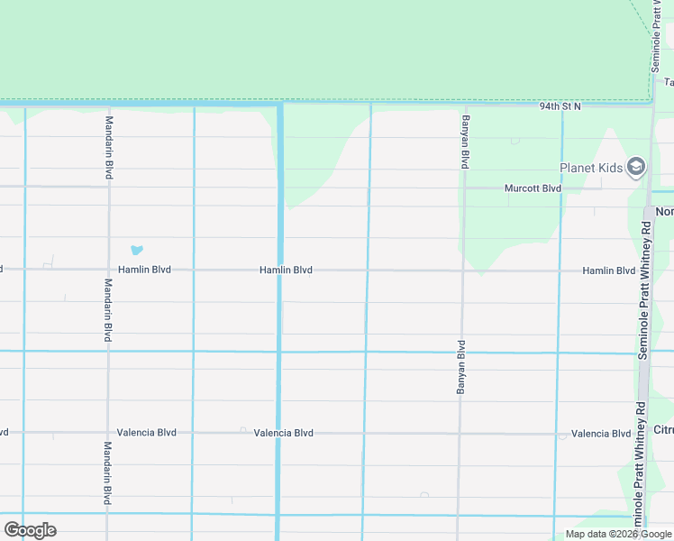 map of restaurants, bars, coffee shops, grocery stores, and more near 16857 Hamlin Boulevard in Loxahatchee