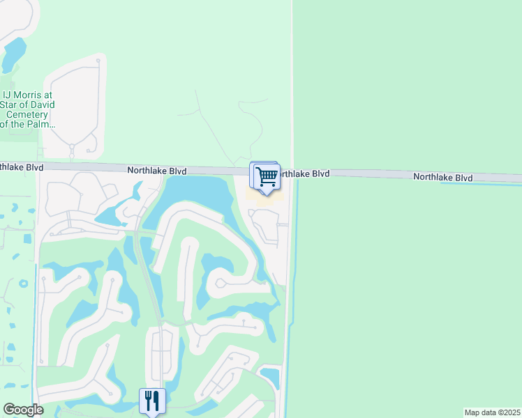 map of restaurants, bars, coffee shops, grocery stores, and more near 10100 Ibis Reserve Circle in West Palm Beach