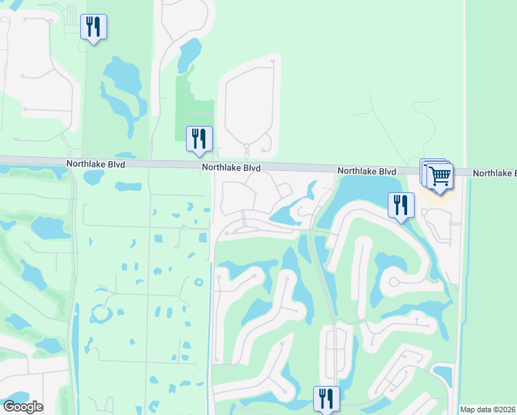 map of restaurants, bars, coffee shops, grocery stores, and more near 10725 Grande Boulevard in West Palm Beach