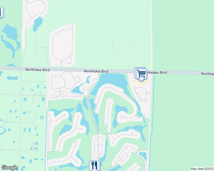 map of restaurants, bars, coffee shops, grocery stores, and more near 8899 Lakes Boulevard in West Palm Beach