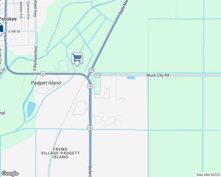 map of restaurants, bars, coffee shops, grocery stores, and more near 8693 Doveland Drive in Pahokee