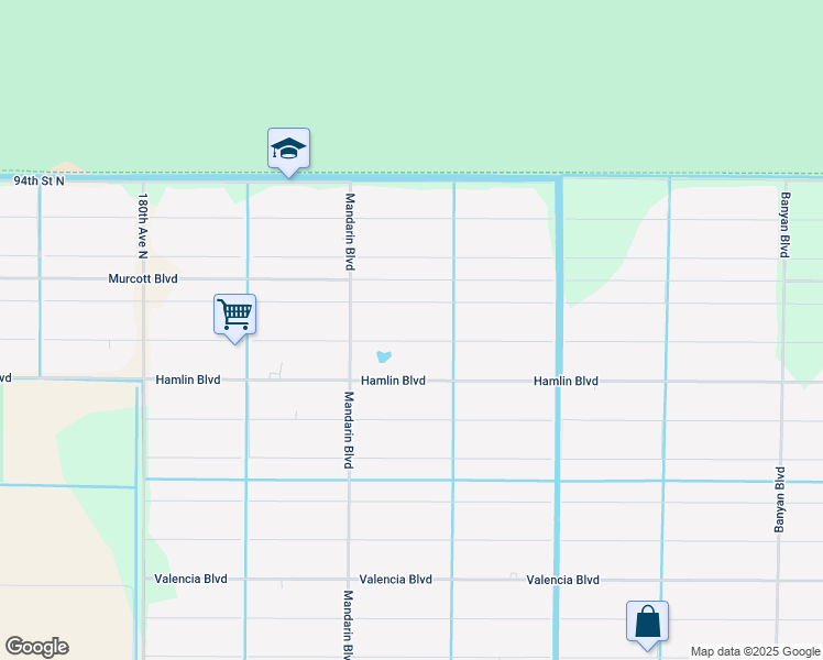 map of restaurants, bars, coffee shops, grocery stores, and more near 17355 90th Street North in Loxahatchee