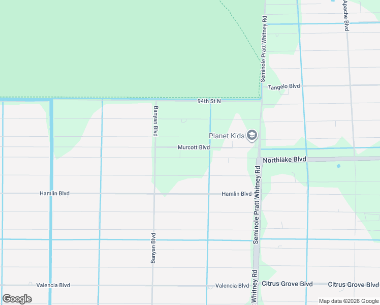 map of restaurants, bars, coffee shops, grocery stores, and more near 16332 Murcott Blvd in Loxahatchee