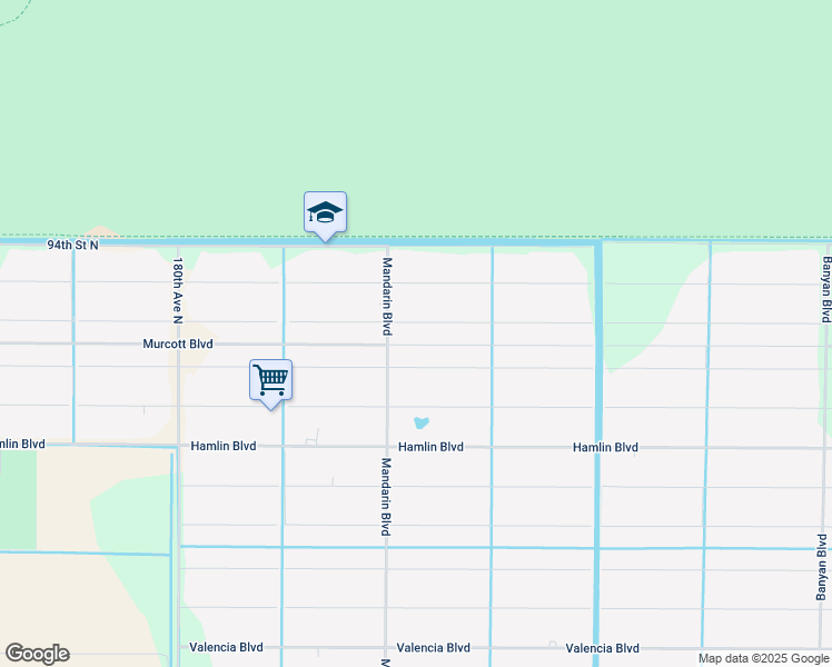 map of restaurants, bars, coffee shops, grocery stores, and more near 17391 92nd Lane North in Loxahatchee