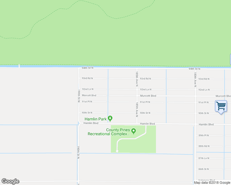map of restaurants, bars, coffee shops, grocery stores, and more near 18670 92nd Lane North in Loxahatchee