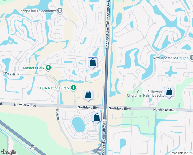 map of restaurants, bars, coffee shops, grocery stores, and more near 271 Cypress Point Drive in Palm Beach Gardens