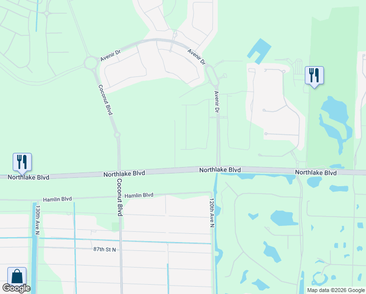 map of restaurants, bars, coffee shops, grocery stores, and more near 9268 Crestview Circle in Palm Beach Gardens