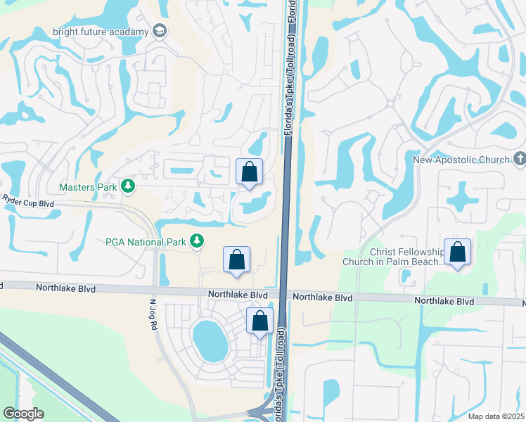 map of restaurants, bars, coffee shops, grocery stores, and more near 6 Cypress Point Drive in Palm Beach Gardens