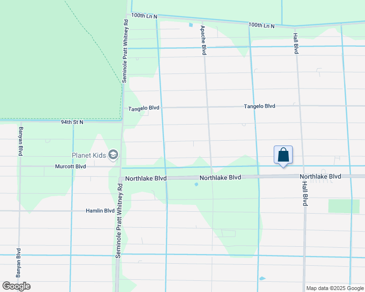 map of restaurants, bars, coffee shops, grocery stores, and more near 15628 93rd Street North in West Palm Beach